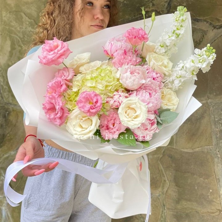Букет с пионами №3 в Владимире