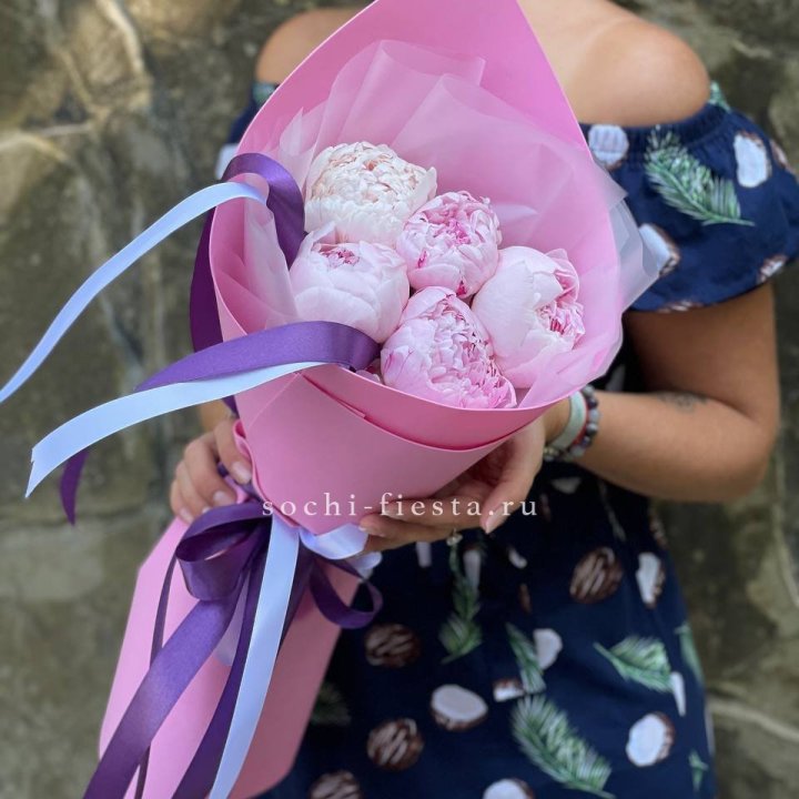 Букет пионов "НАЙ" в Владимире
