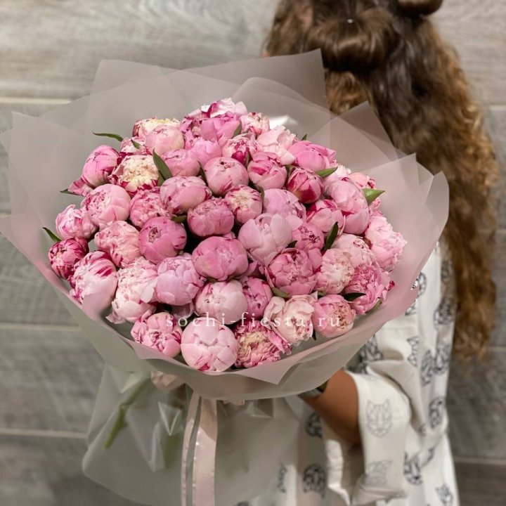 51 розовый пион в Владимире