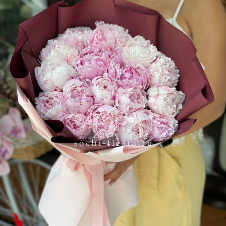 Букет с пионами №5 в Владимире