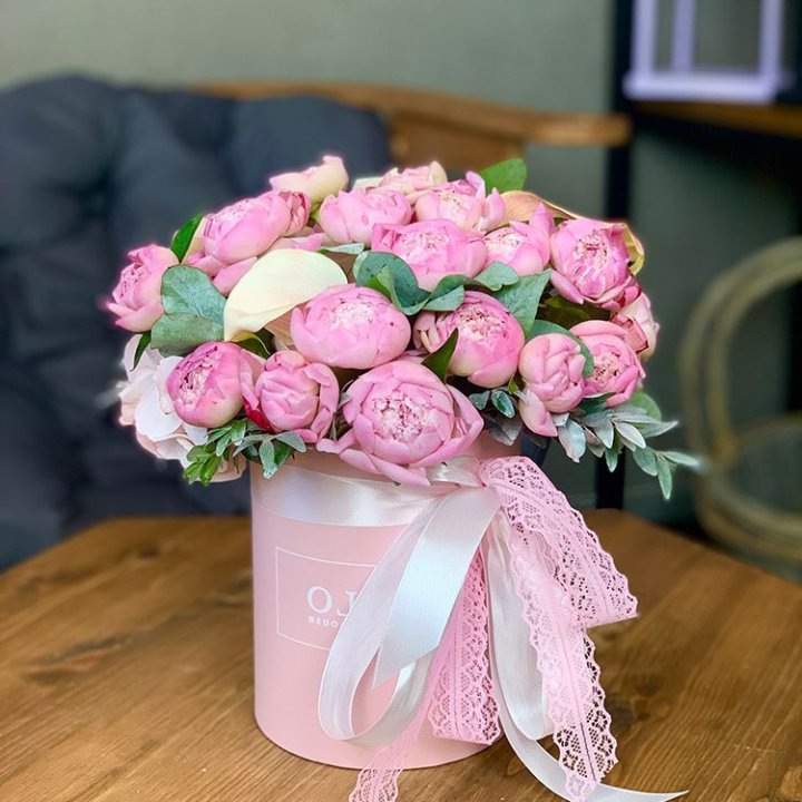 Композиция с пионами №1 в Владимире