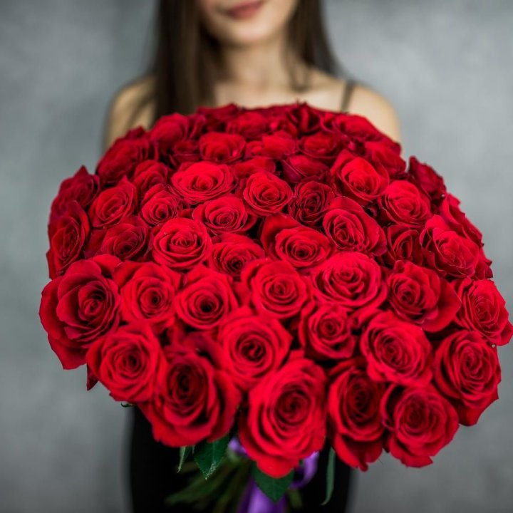 51 красная роза в Владимире