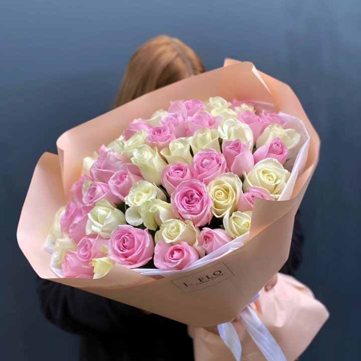 55 роз микс нежности в Владимире