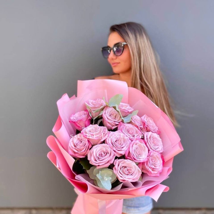 Букет розовых роз 2 в Владимире