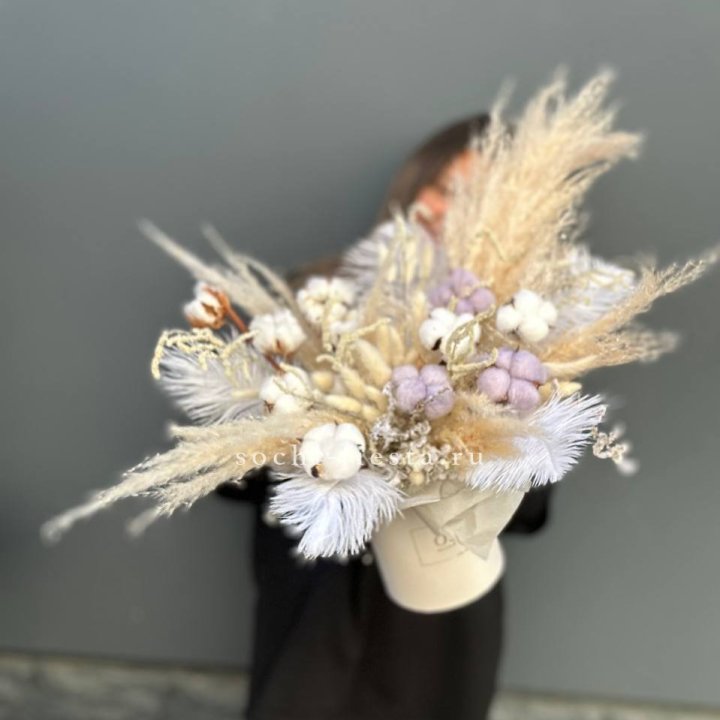 Авторский бокс с сухоцветами №3 в Владимире