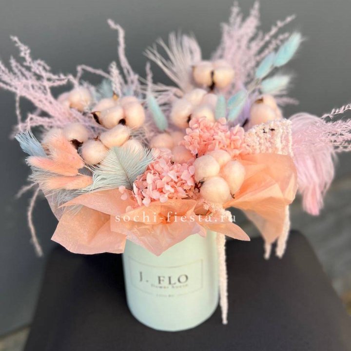 Авторский бокс с сухоцветами №3 в Владимире