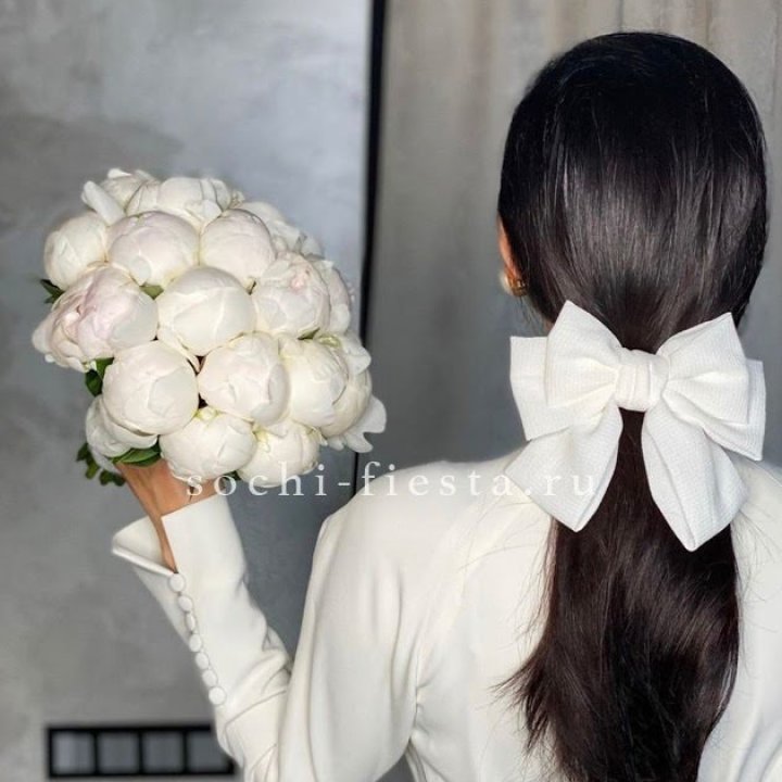 Свадебный букет пионов в Владимире