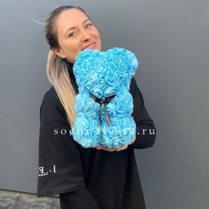 Игрушка медведь голубая в Владимире