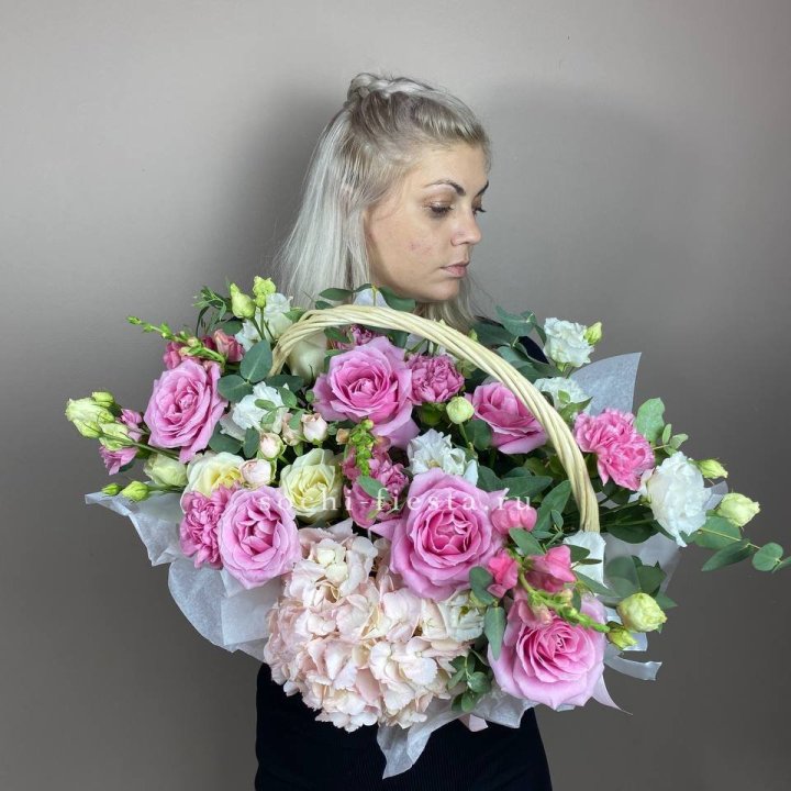 Цветочная корзина № 5 в Владимире