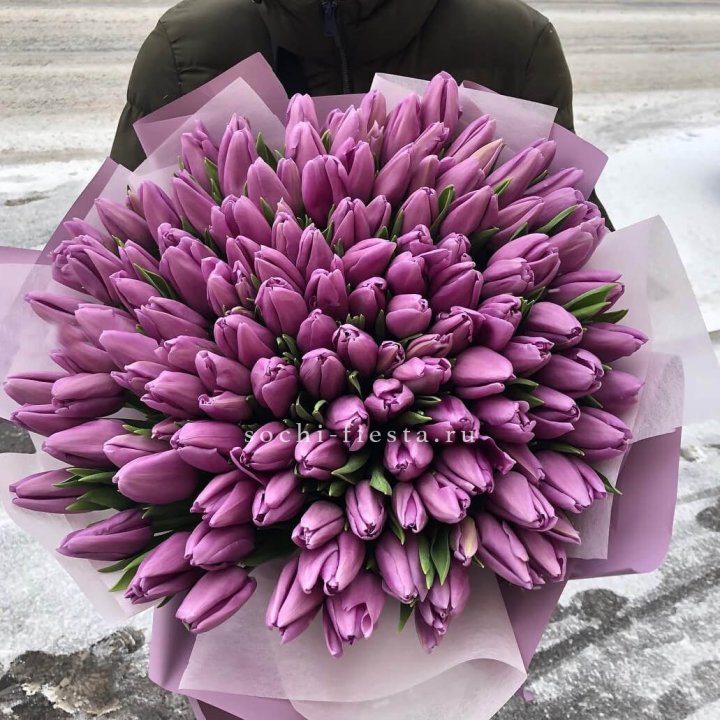 101 сиреневый тюльпан в Владимире