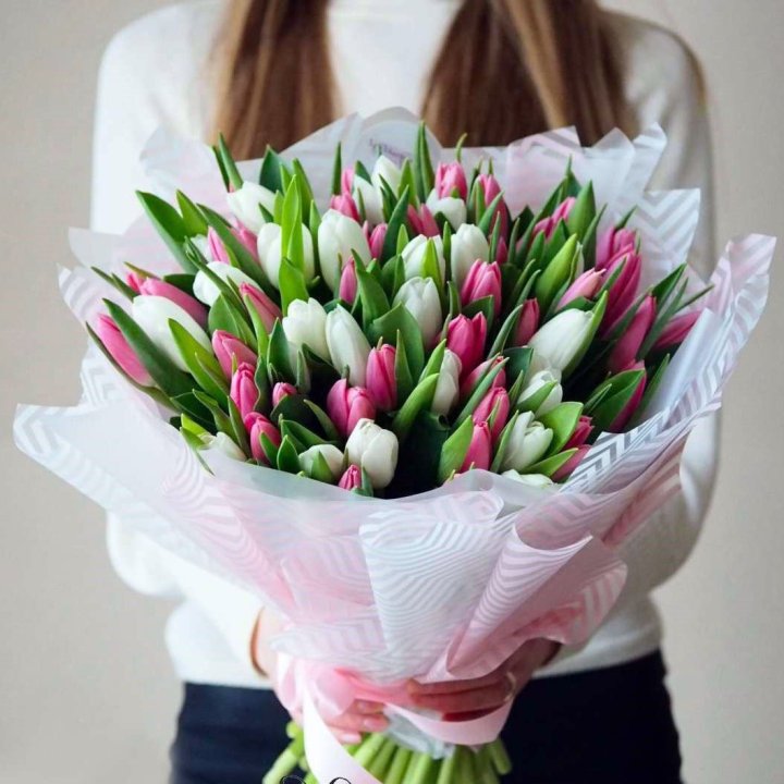 Букет тюльпанов "Лолита" в Владимире