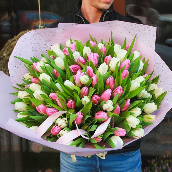 101 тюльпан микс в Владимире